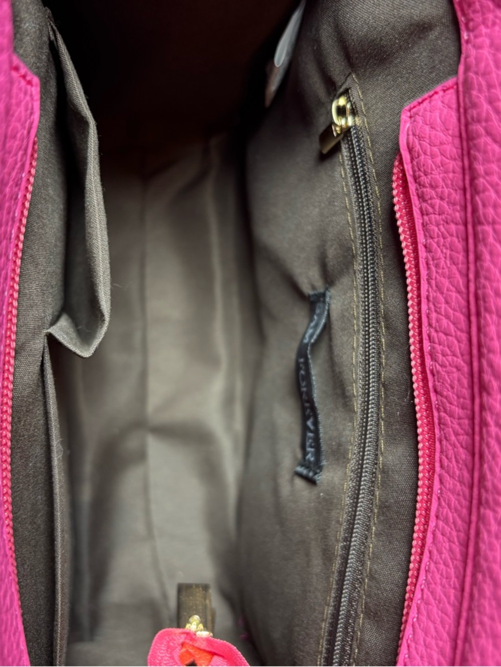 3AM Forever Structured Pink Women's Tote Bag with Embossed detail. - Picture 5 of 9